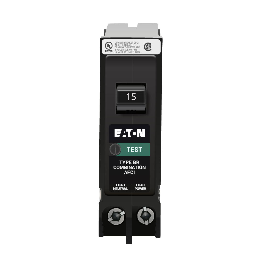Eaton BRP115AF Circuit Breaker | 120V 15A 1P 10kA@120V Type BR