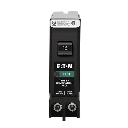 Eaton BRP115AF Circuit Breaker | 120V 15A 1P 10kA@120V Type BR