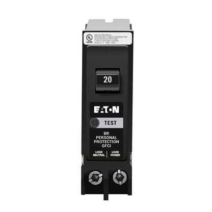 Eaton BRP120GF Circuit Breaker | 120V 20A 1P 10kA@120V Plug-In BR Series