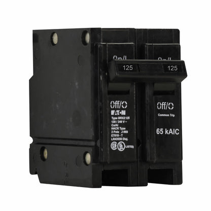 Cutler Hammer BRX2125 Circuit Breaker | 240V 125A 2P 65kA@240V Plug-In BR Series