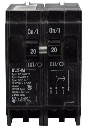 BWH2225 - Cutler Hammer Bolt-On 225 Amp 2 Pole Circuit Breaker - Essential Electric Supply