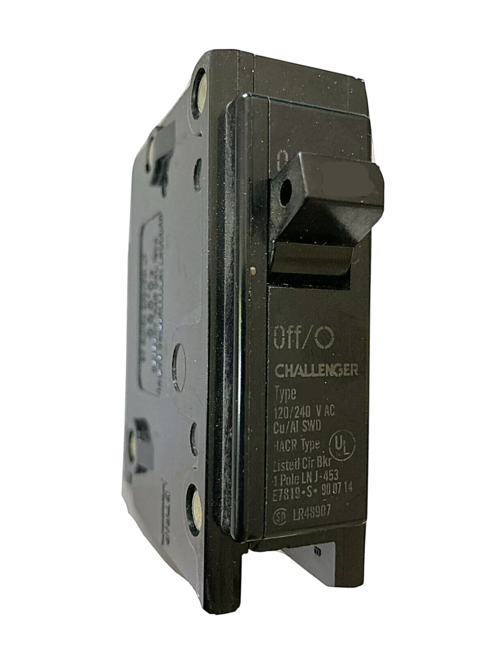 Challenger C120 Circuit Breaker | 120V 20A 1P 10kA@120V Plug-In C Series