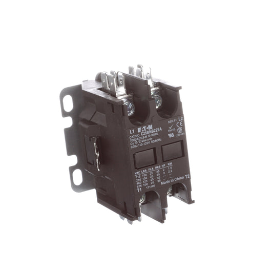 Cutler Hammer C25BNB225A Contactor | 2 pole 1 phase 600V 25A 120V coil C25 Series