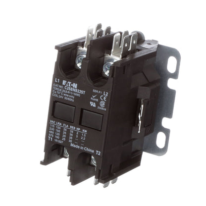 Cutler Hammer C25BNB225T Contactor | 2P 1P 600V 25A 24V C25 Series