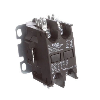 Cutler Hammer C25BNB240A Contactor | 2P 1P 600V 40A 120V C25 Series