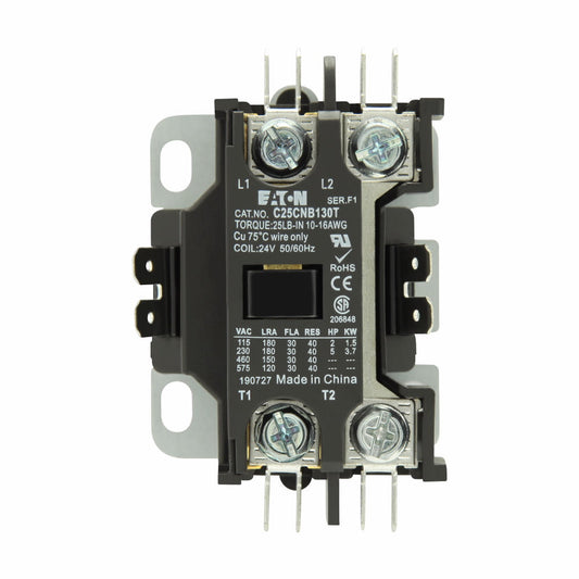 C25CNB130B Cutler Hammer C25 Series Contactor 600V 30A 240V Coil - Essential Electric Supply