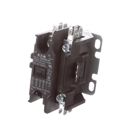 Cutler Hammer C25CNB130T Contactor | 1P 1Ph 600V 30A 24V C25 Series
