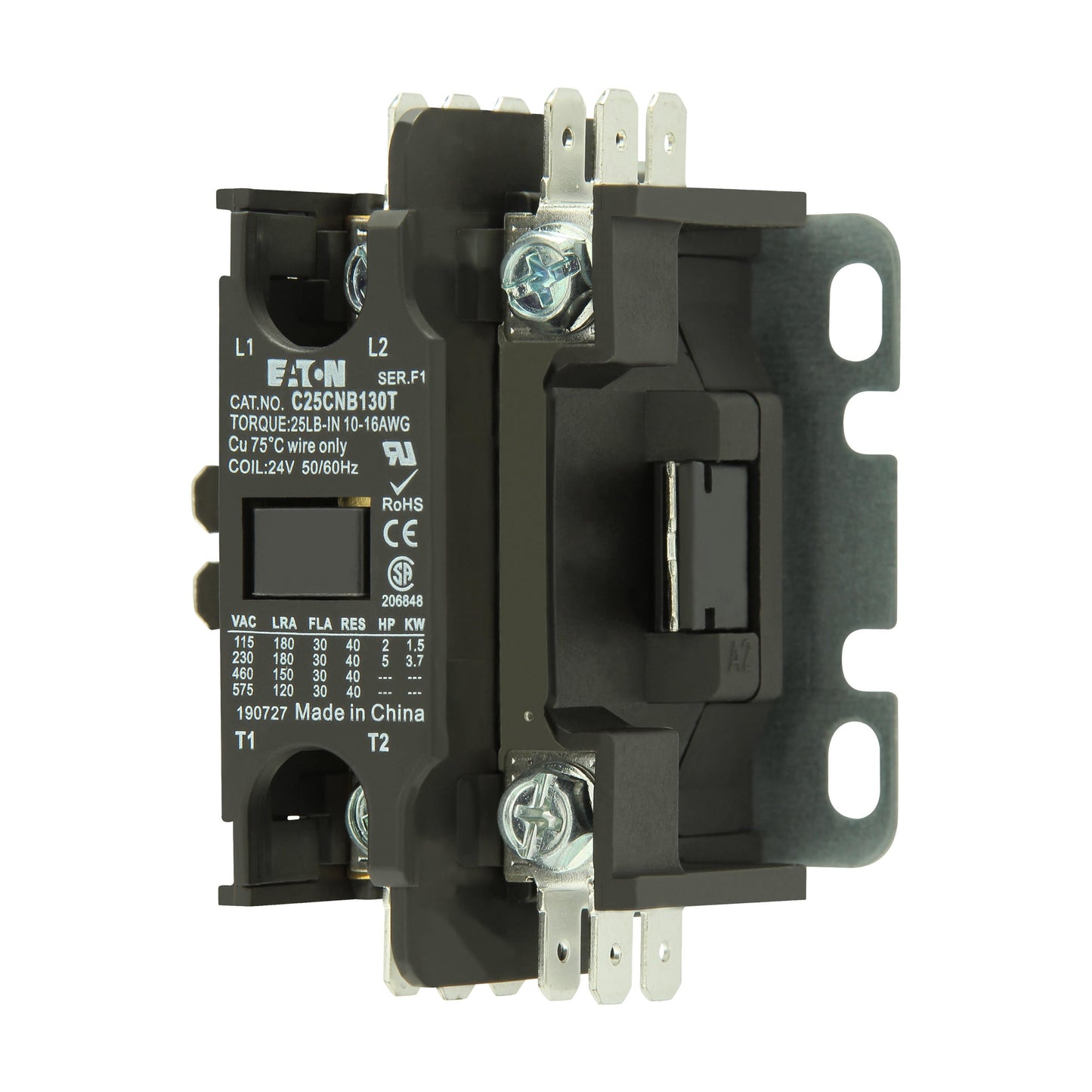 C25CNB125B Cutler Hammer C25 Series Contactor 600V 25A 240V Coil - Essential Electric Supply