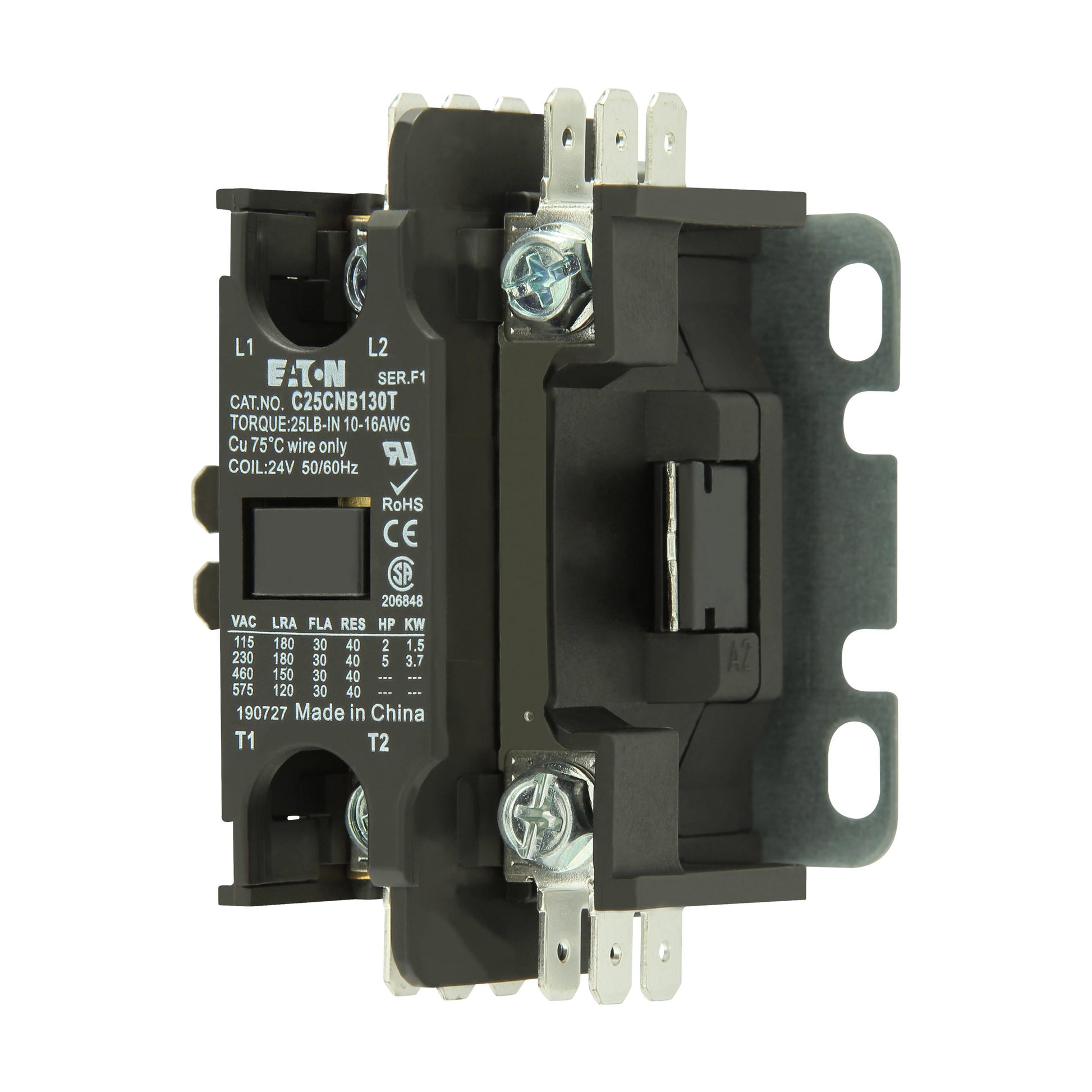 C25CNB125B Cutler Hammer C25 Series Contactor 600V 25A 240V Coil - Essential Electric Supply