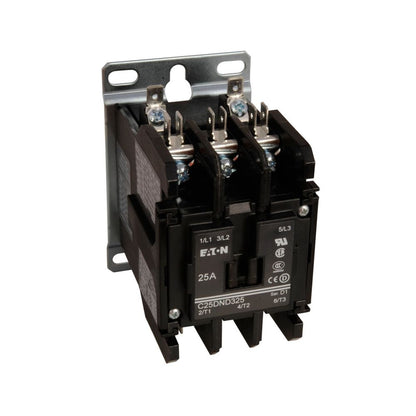 Cutler Hammer C25DND325B Contactor 3 pole 3 phase 600V 25A 208V coil C25 Series