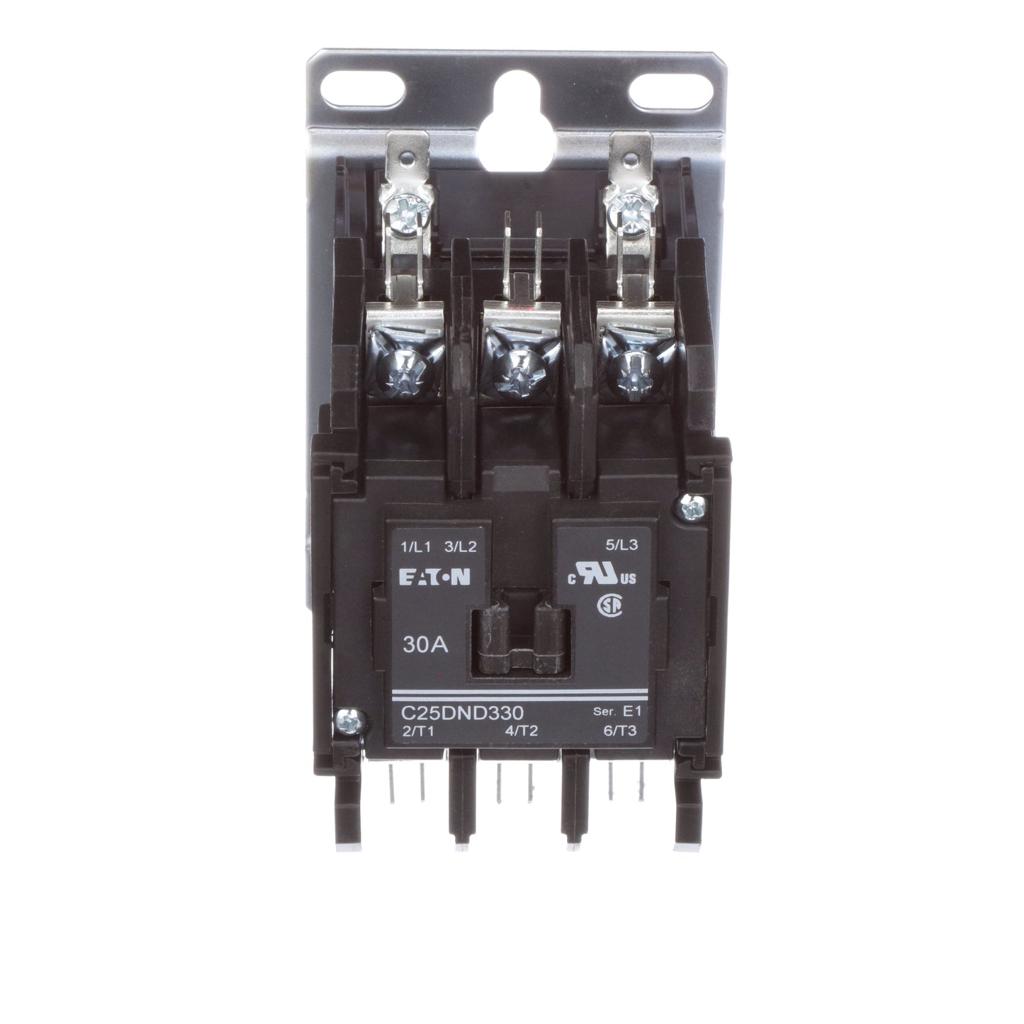 Eaton C25DND330A Contactor 3 pole 3 phase 600V 30A 120V coil C25 Series