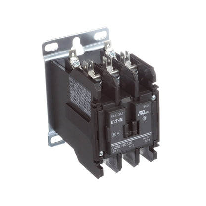 Eaton C25DND330B Contactor 3 pole 3 phase 600V 30A 208V coil C25 Series