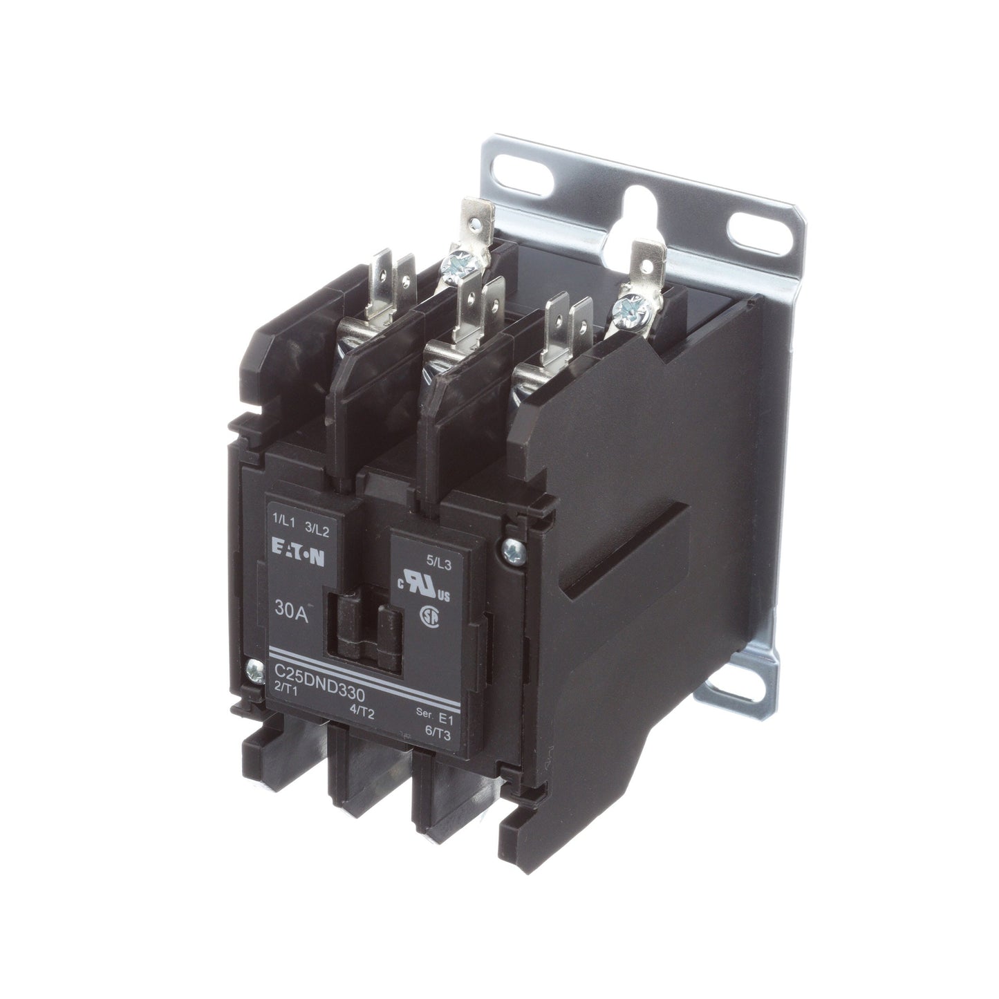 Eaton C25DND330B Contactor 3 pole 3 phase 600V 30A 208V coil C25 Series