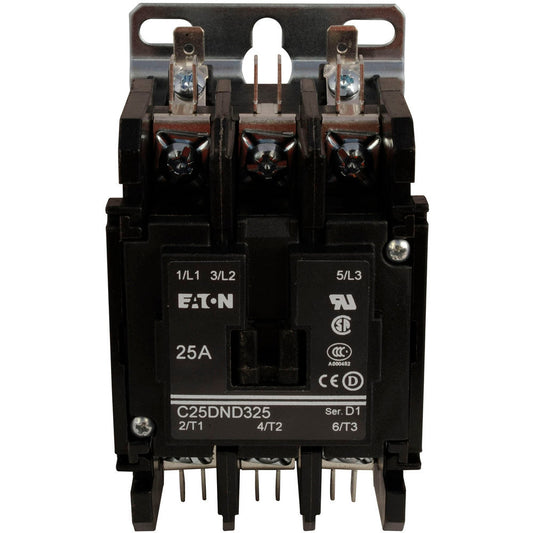 Cutler Hammer C25DND340B Contactor | 3P 3PH 600V 40A 208V Coil C25 Series