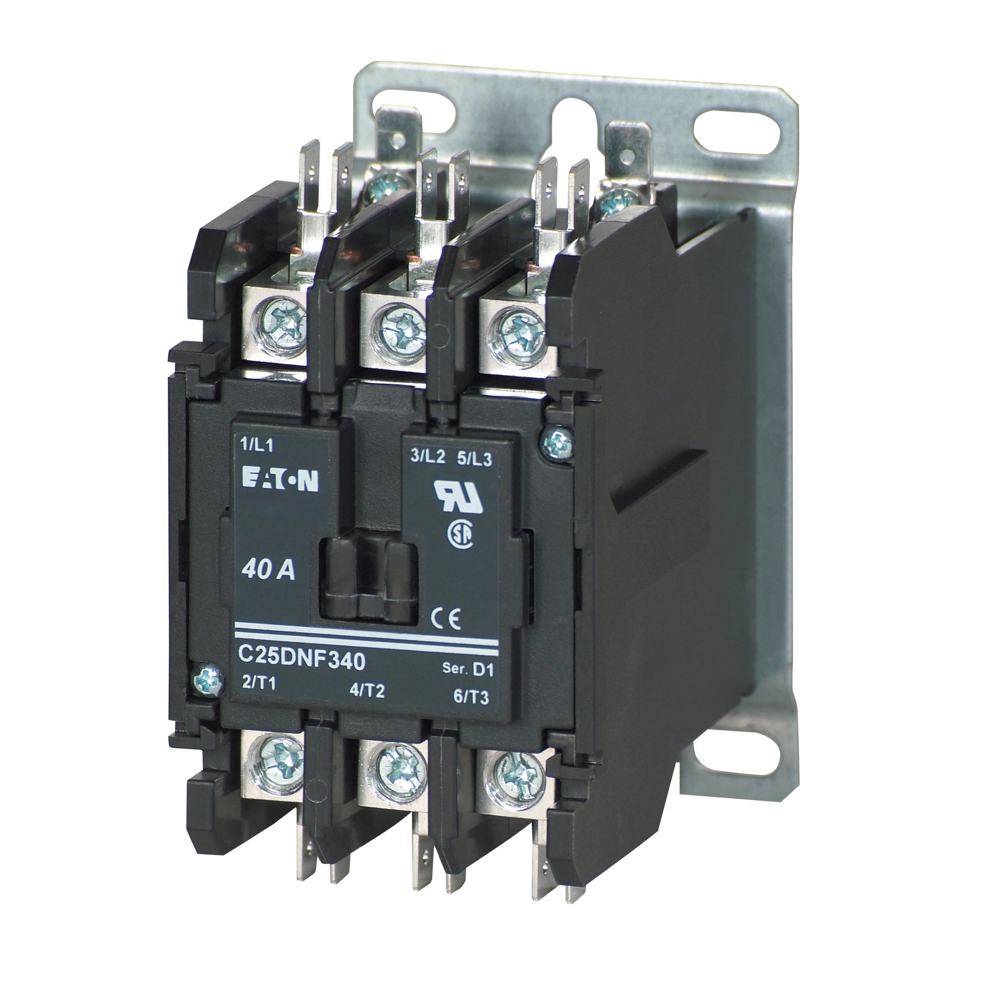 C25DNF240A Cutler Hammer C25 Series Contactor 600V 40A 120V Coil - Essential Electric Supply