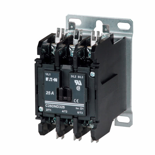 C25DNF240C Cutler Hammer C25 Series Contactor 600V 40A 480V Coil - Essential Electric Supply