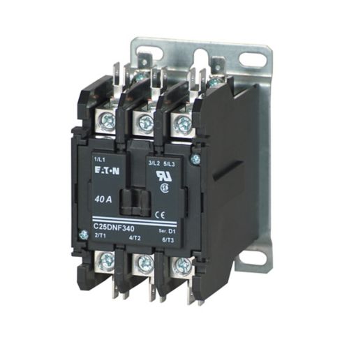 Eaton C25DNF340A Contactor | 3P 3PH 600V 40A 120V C25 Series