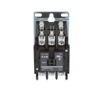 Eaton C25DNF340A Contactor | 3P 3PH 600V 40A 120V C25 Series