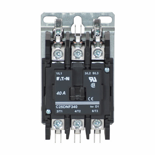 C25DNF340B Cutler Hammer C25 Series Contactor 600V 40A 240V Coil - Essential Electric Supply