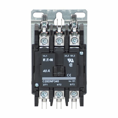 Eaton C25DNF350T Contactor 3 pole 3 phase 600V 50A C25 Series