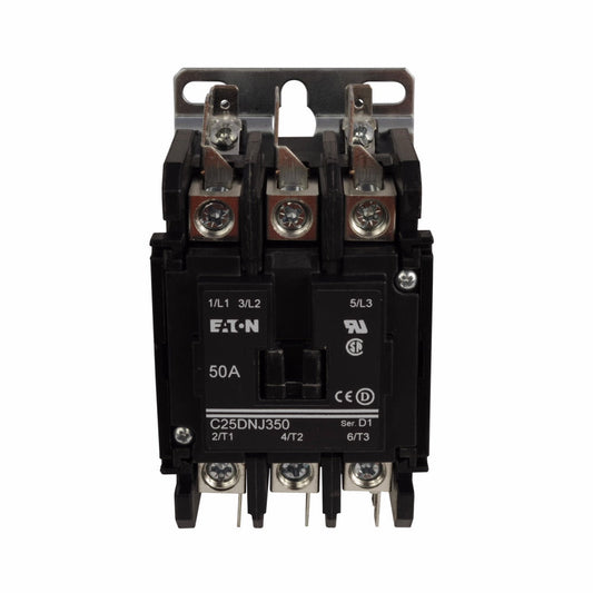 C25DNJ250A Cutler Hammer C25 Series Contactor 600V 50A 120V Coil - Essential Electric Supply