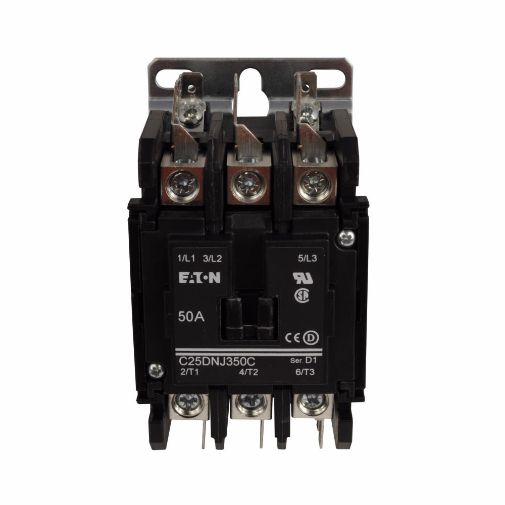 Cutler Hammer C25DNJ350C Contactor | 3P 3Ph 600V 50A 440V Coil C25 Series