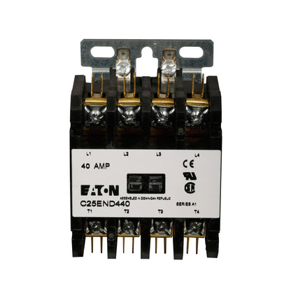 C25ENF440T Cutler Hammer C25 Series Contactor 600V 40A 24V Coil - Essential Electric Supply
