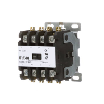 Cutler Hammer C25ENF440A Contactor | 600V 3P 40A 4P 120V Coil C25 Series