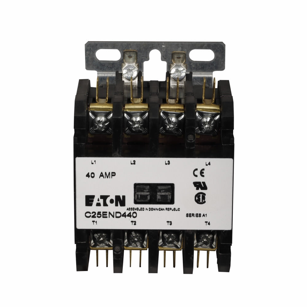 C25ENF440C Cutler Hammer C25 Series Contactor 600V 40A 480V Coil - Essential Electric Supply