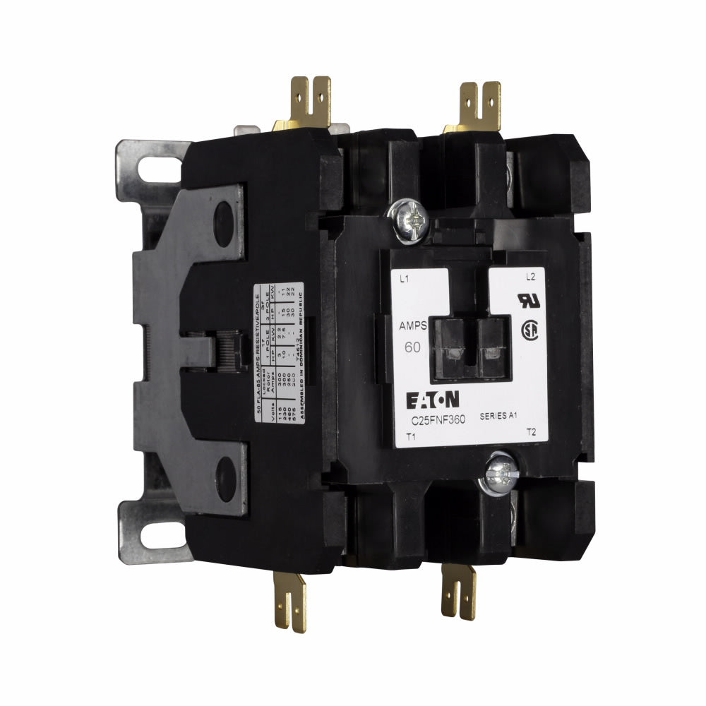 Cutler Hammer C25FNF360T Contactor | 3P 3PH 600V 60A 24V C25 Series