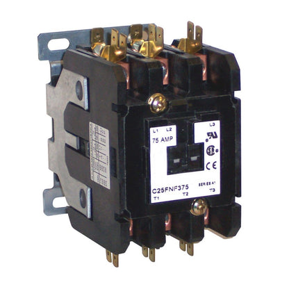 Cutler Hammer C25FNF375B Motor Control Contactor | 3P 3PH 600V 75A 208V Coil C25 Series