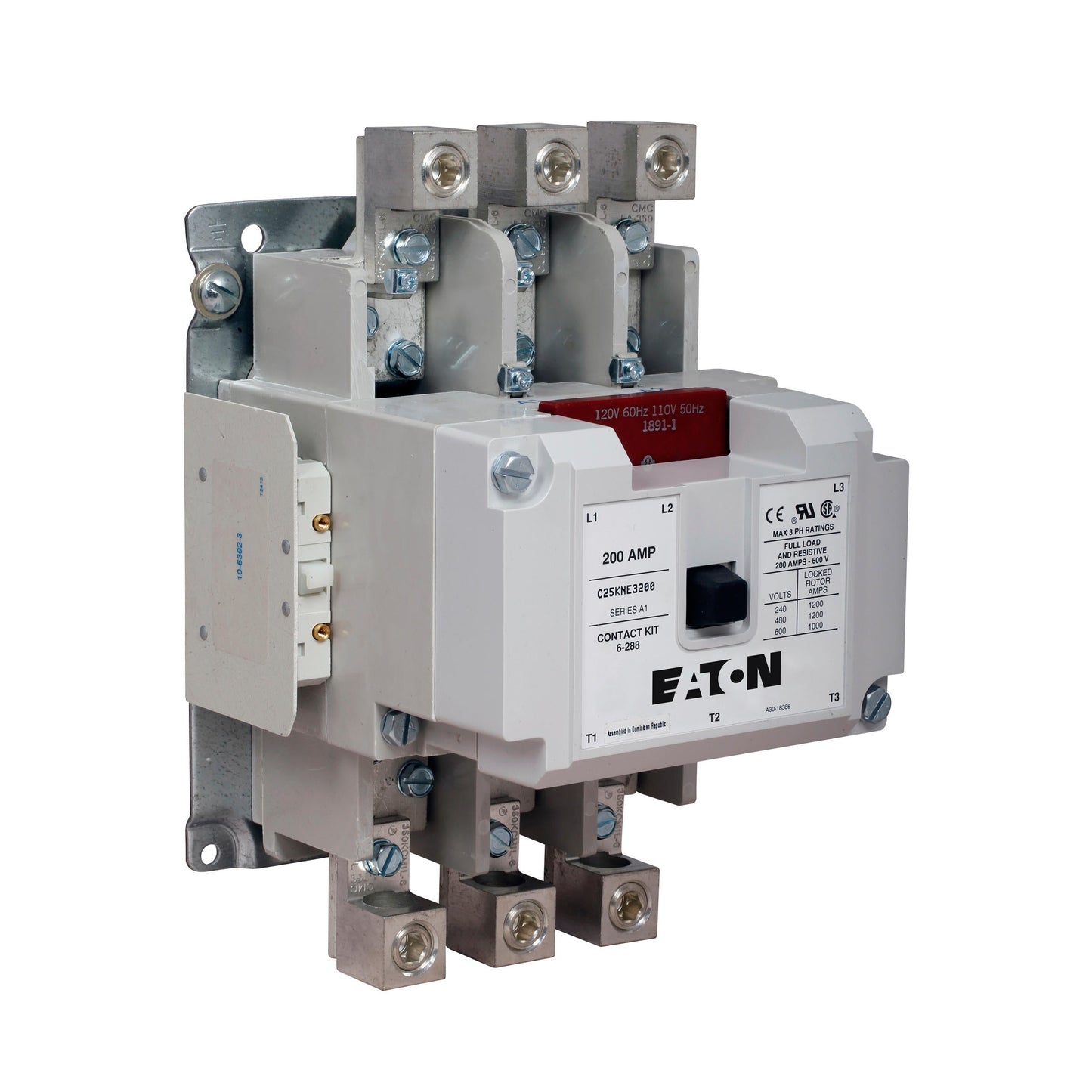 C25KNE3200A Cutler Hammer C25 Series Contactor 600V 200A 120V Coil - Essential Electric Supply