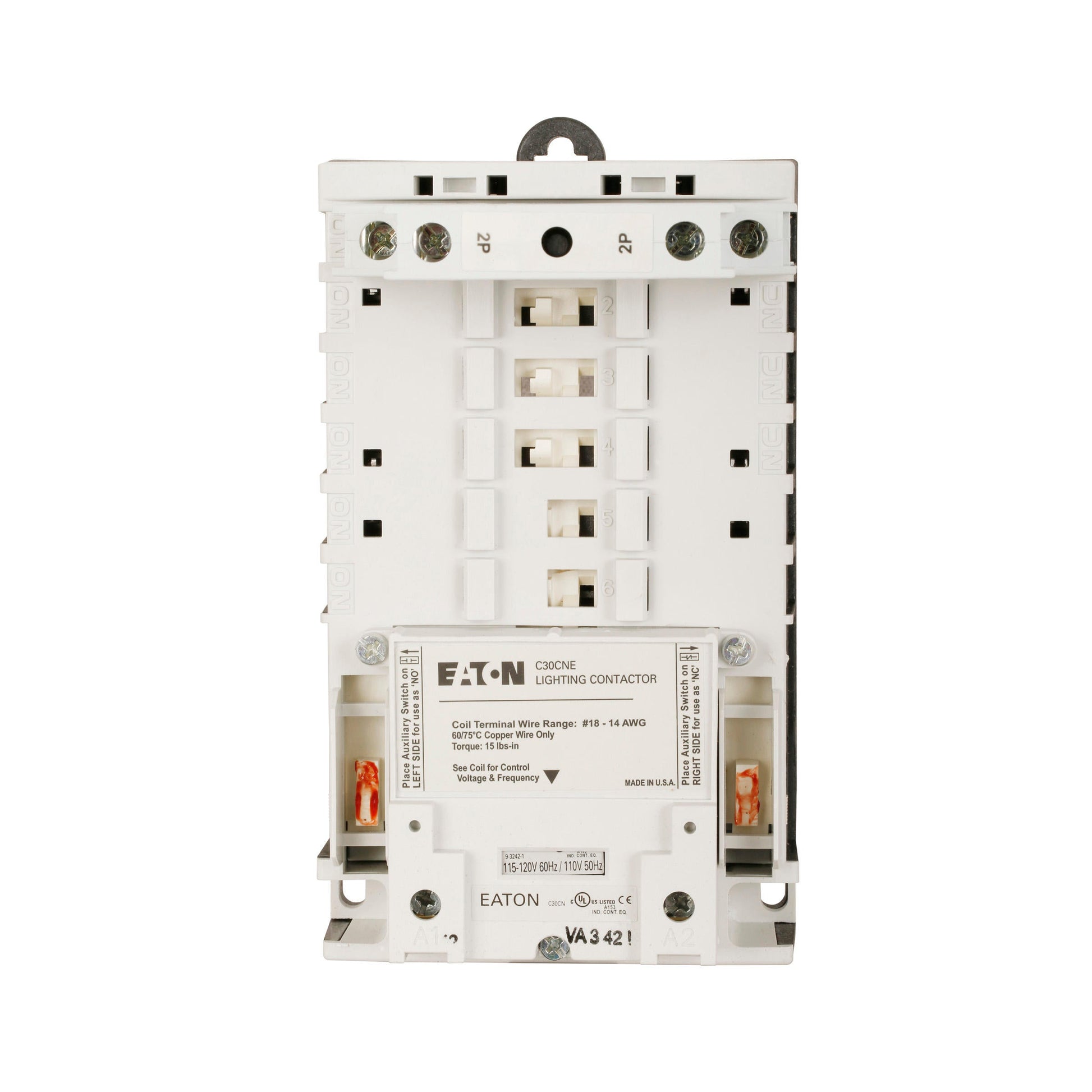 C30CNE20A0 Eaton C30CN Contactor 600V 30A 120V Coil - Essential Electric Supply