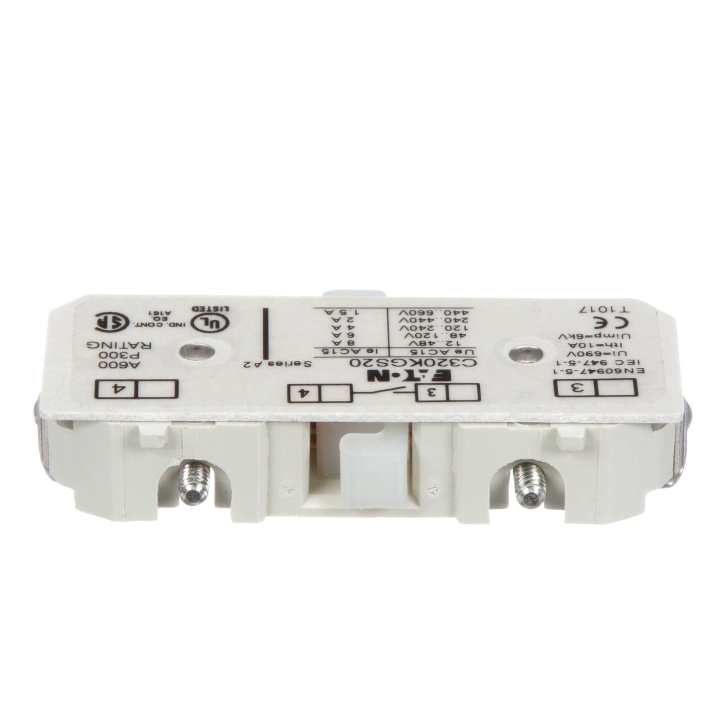 Cutler Hammer C320KGS20 Contactor And Motor Starter Auxiliary | 1NO Freedom Series