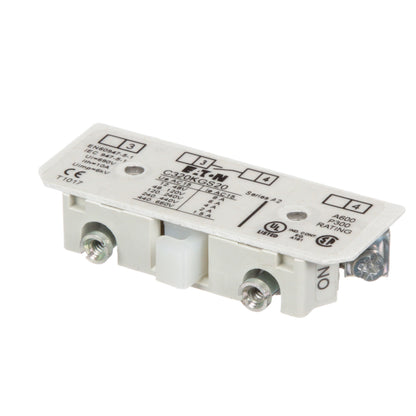 Cutler Hammer C320KGS20 Contactor And Motor Starter Auxiliary | 1NO Freedom Series