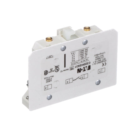 Cutler Hammer C320KGS31 Contactor And Motor Starter Auxiliary | 1NO Freedom Series