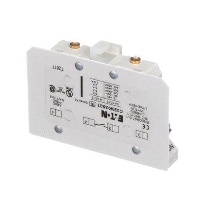 Cutler Hammer C320KGS31 Contactor And Motor Starter Auxiliary | 1NO Freedom Series