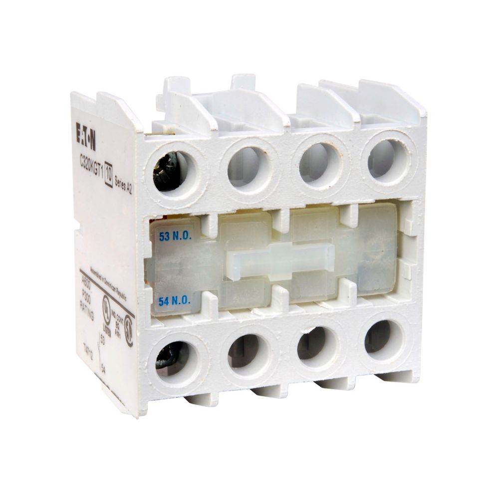 Cutler Hammer C320KGT10 Contactor And Motor Starter Auxiliary | 2NO/1NC Freedom Series
