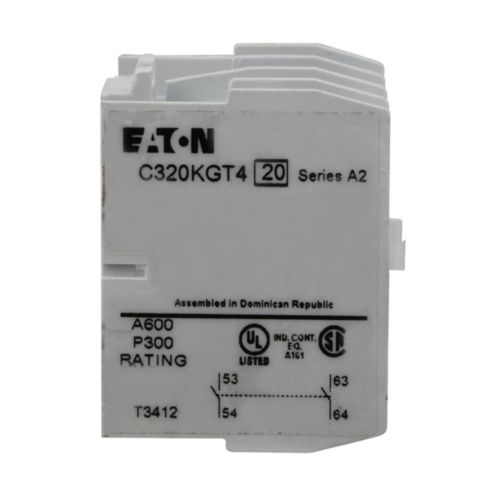 Cutler Hammer C320KGT4 Contactor And Motor Starter Auxiliary | 2NO Freedom Series