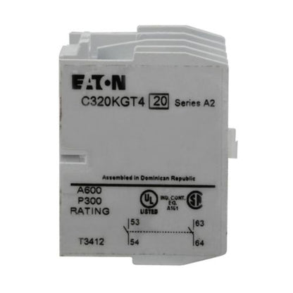 Cutler Hammer C320KGT4 Contactor And Motor Starter Auxiliary | 2NO Freedom Series