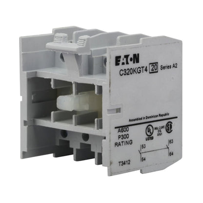 Cutler Hammer C320KGT4 Contactor And Motor Starter Auxiliary | 2NO Freedom Series
