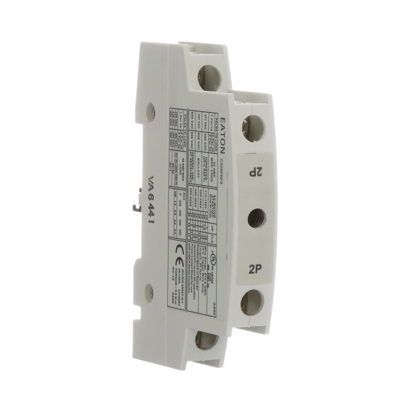 Eaton C320PRP2 Motor Control Part And Accessory Power Pole C30CN