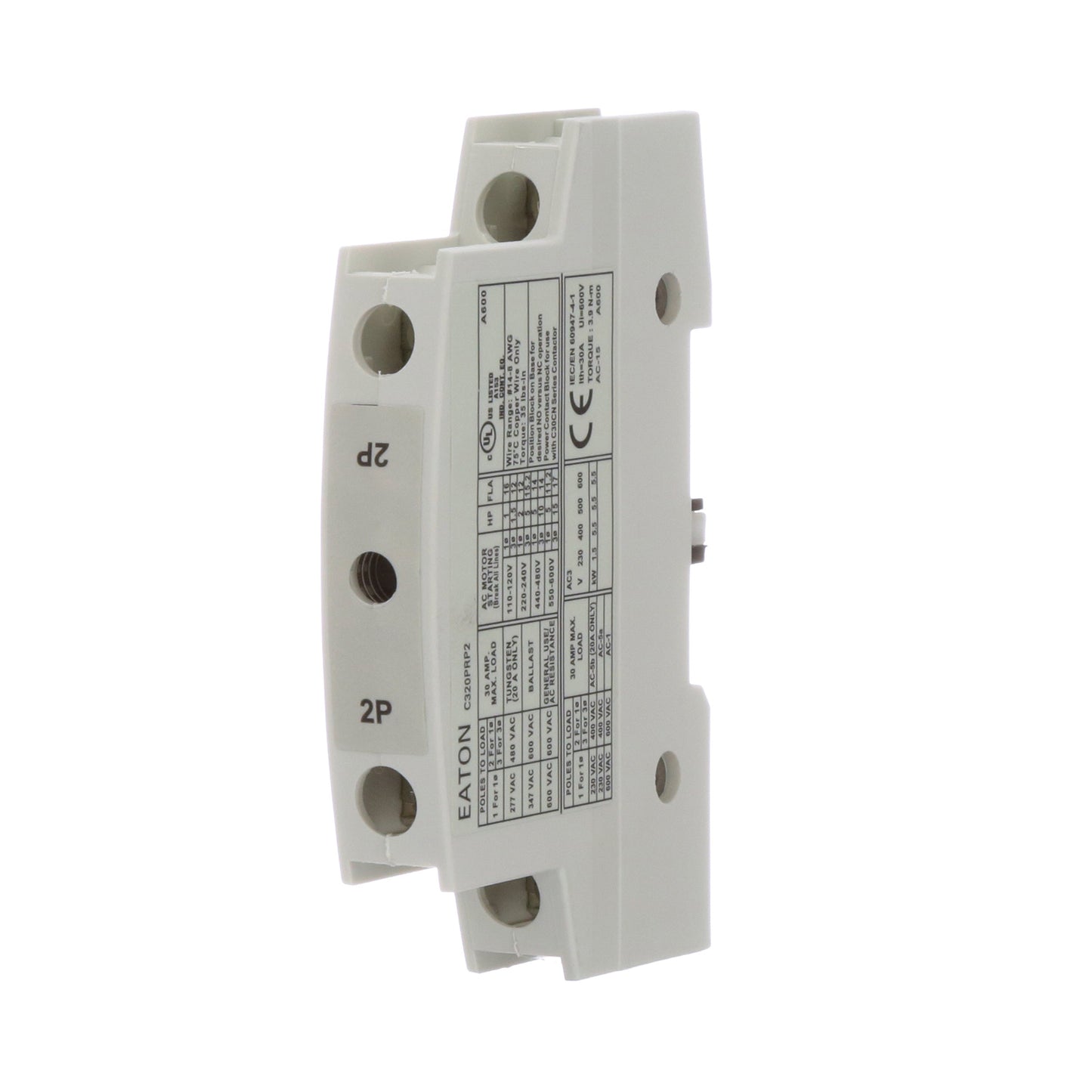 Eaton C320PRP2 Motor Control Part And Accessory Power Pole C30CN