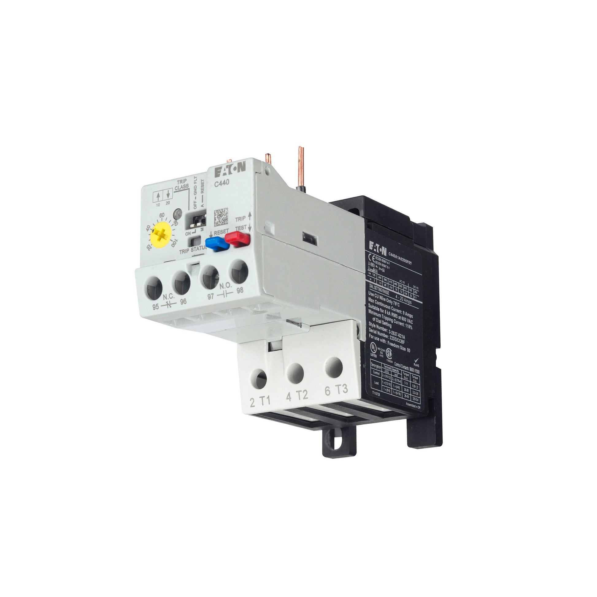 C440A1A1P6SF0 Eaton Overload Relay .33-1.65A - Essential Electric Supply