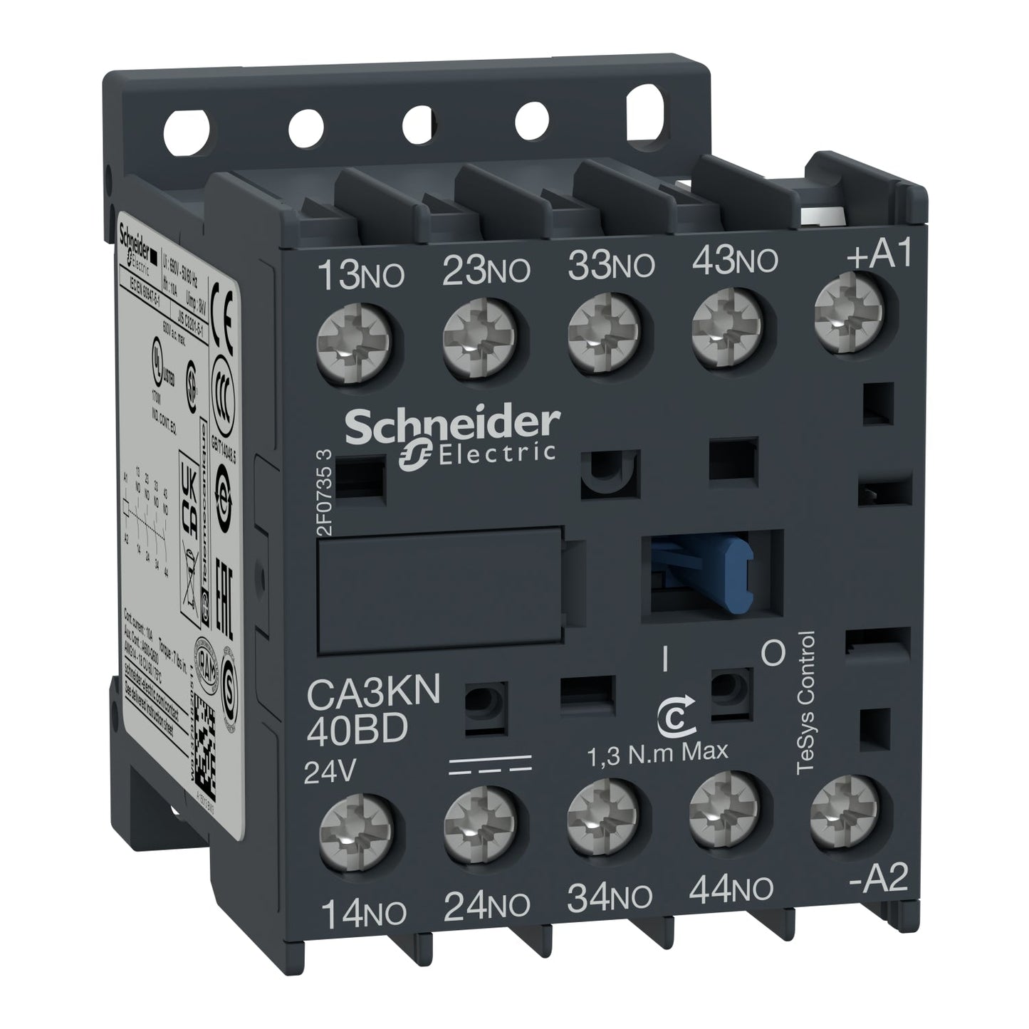 Square D CA3KN40GD Motor Control Part And Accessory Relays CA3K Series