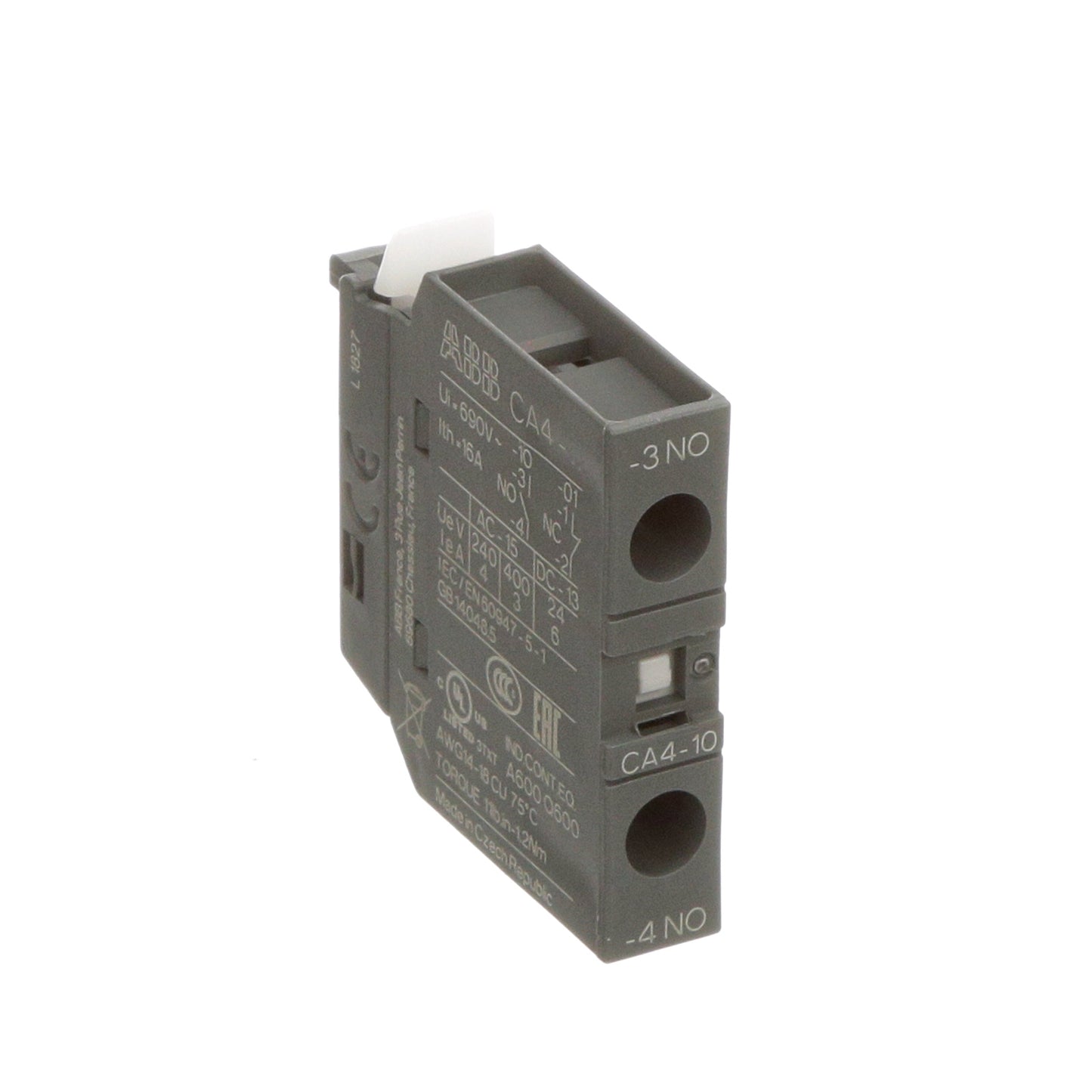 ABB CA4-10 Contactor And Motor Starter Auxiliary | 50/60 Hz Motor Control