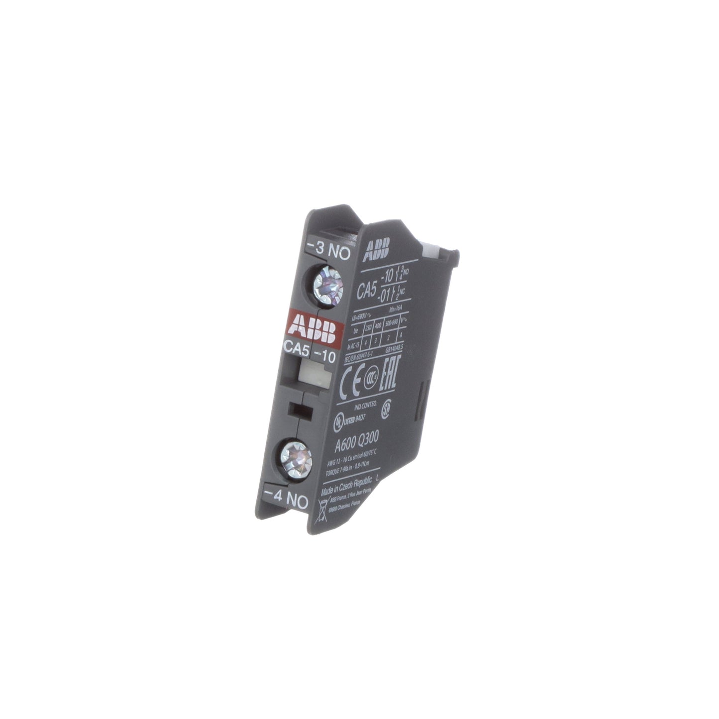 ABB CA5-10 Contactor And Motor Starter Auxiliary | 1NO A-Line