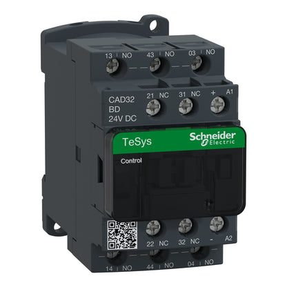 Square D CAD32BD Contactor | 4 Pole 3 Phase 600V 60A TeSys D
