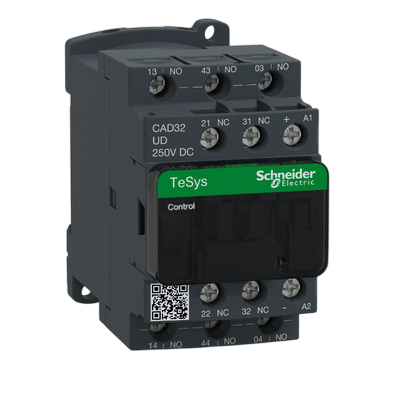 Schneider Electric CAD32UD Control Relay | 3 NO + 2 NC 250 V DC Coil TeSys Deca