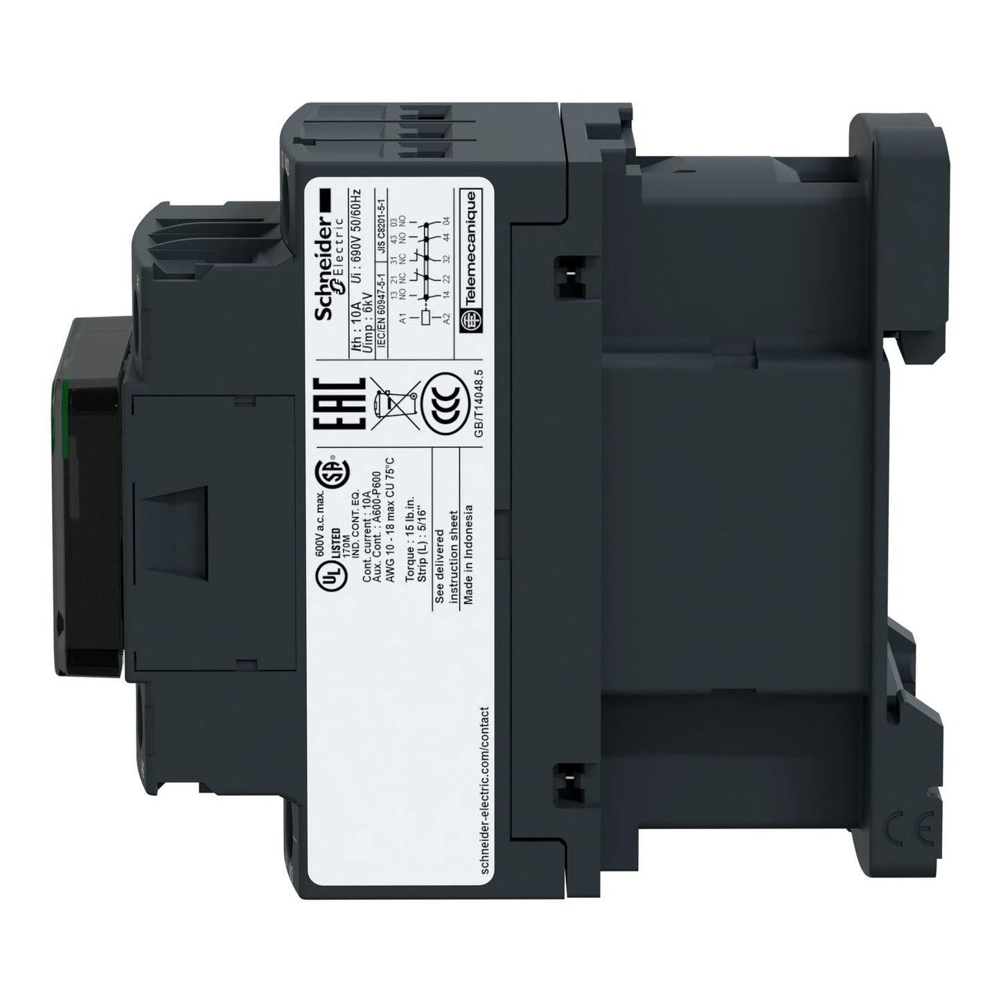 Schneider Electric CAD32T7 Overload Relay | 480V